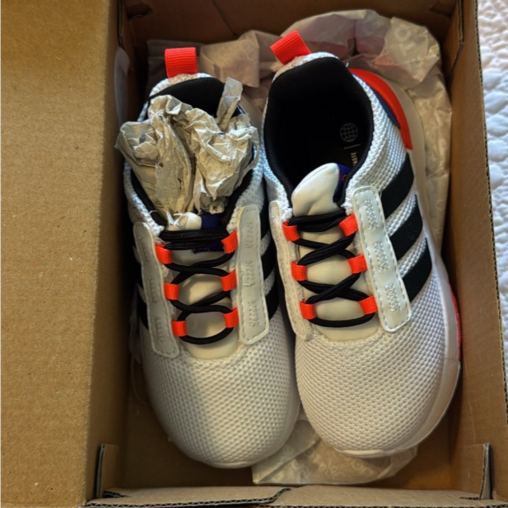 Adidas Racer TR21 White with Black and Red